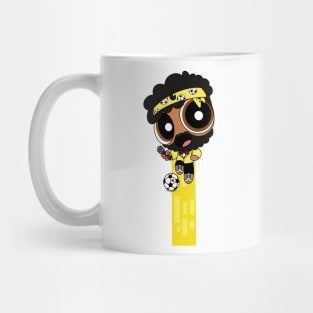 Flying Yellow Power Puff Wayne! Mug